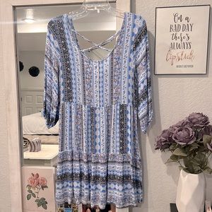 Umgee Floral babydoll dress